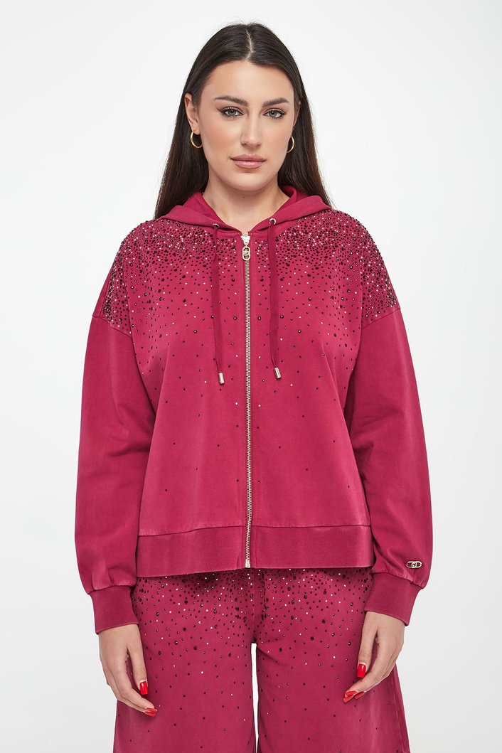 Bluza damska rozpinana z kapturem LIU JO