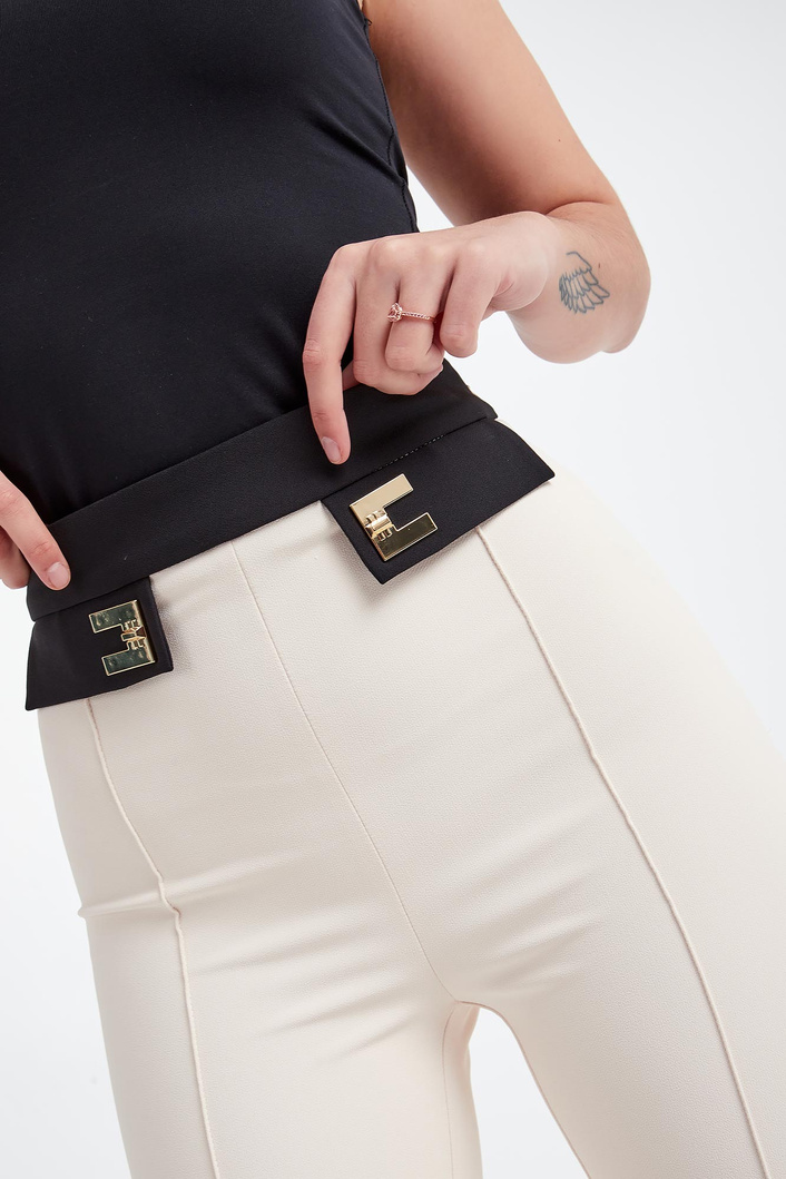 Spodnie damskie rozszerzane ELISABETTA FRANCHI