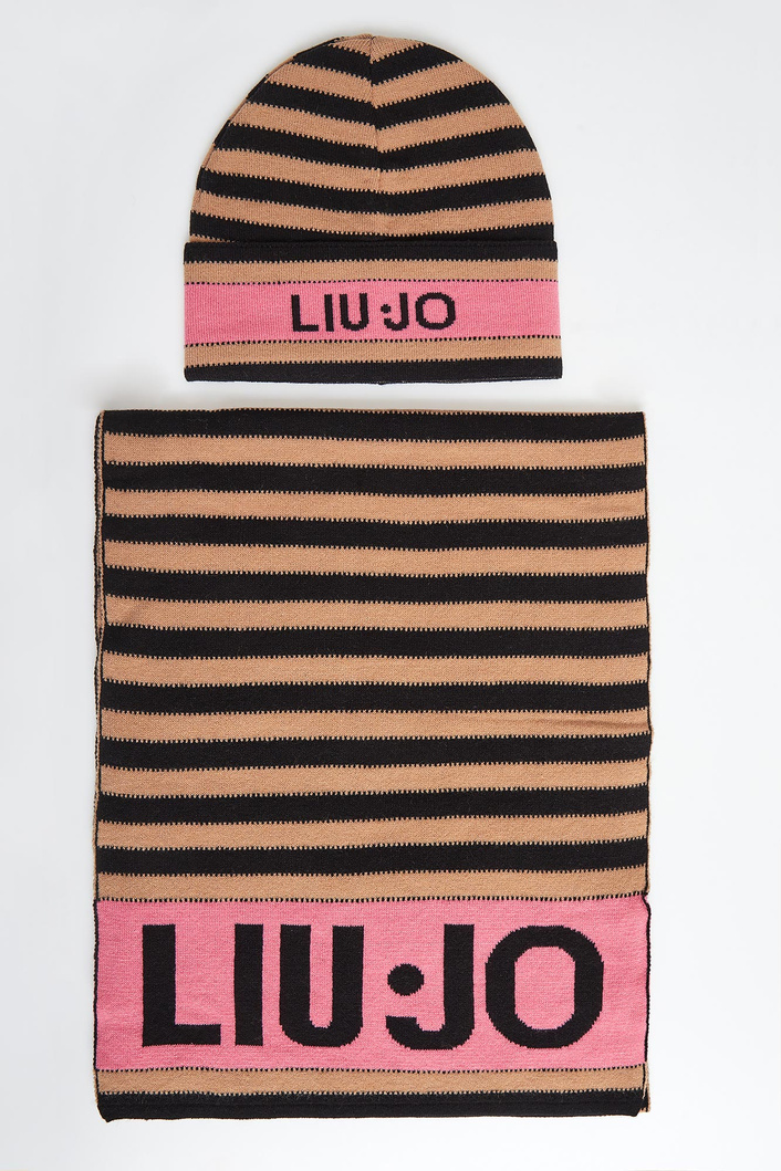 Komplet damski szal + czapka LIU JO