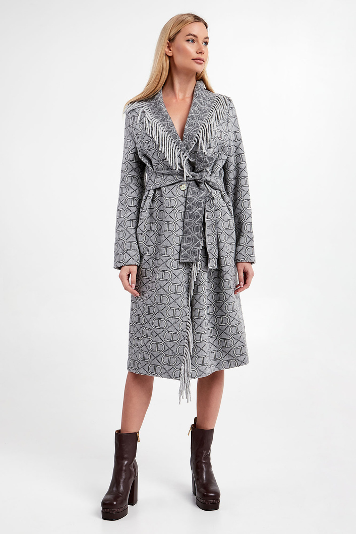 Płaszcz wełniany TWINSET