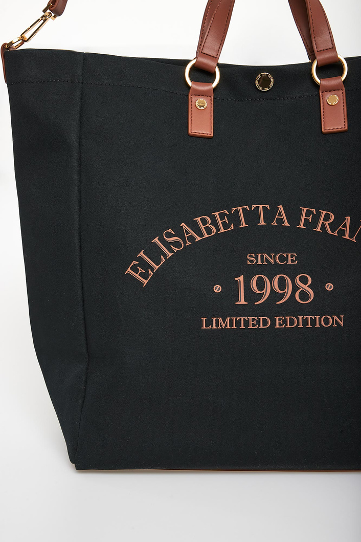 Torebka płócienny shopper ELISABETTA FRANCHI