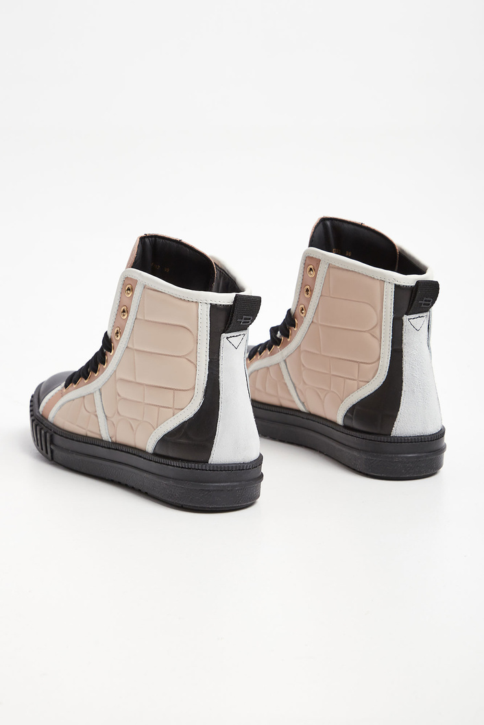 Sneakersy skórzane BALDININI