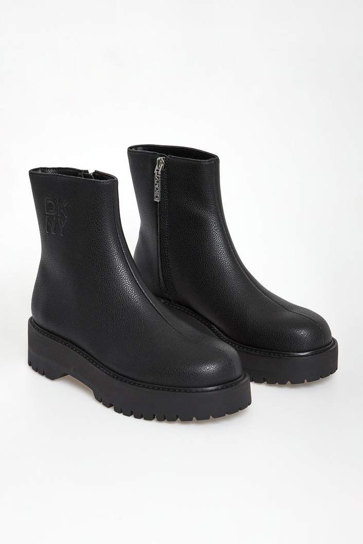 Botki damskie skórzane DKNY