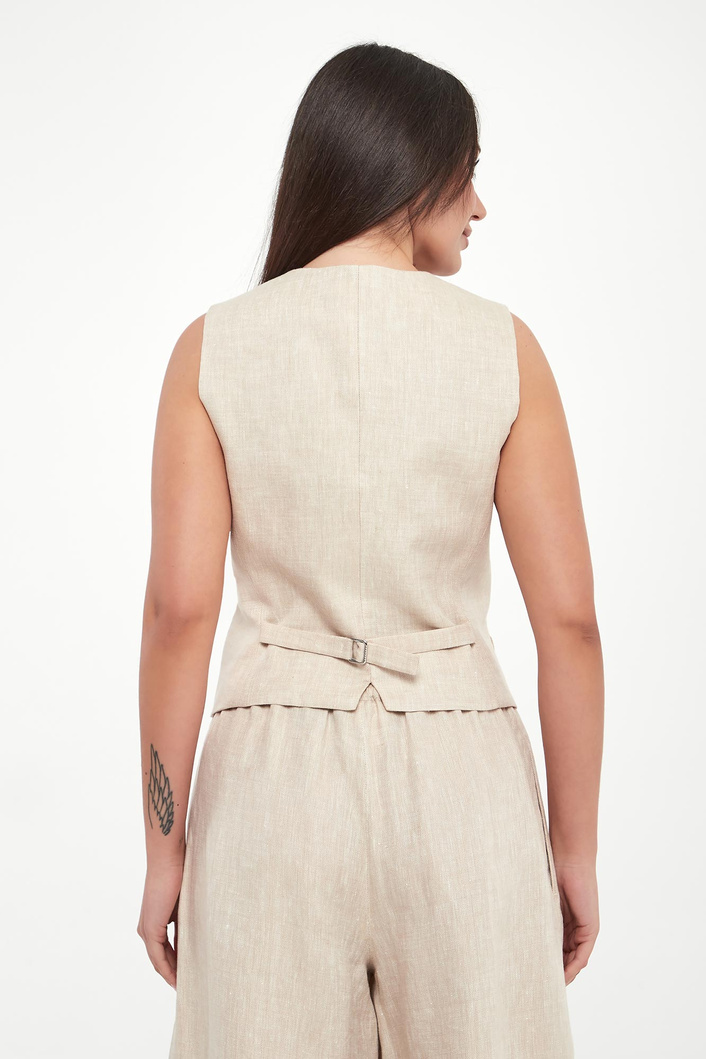 Kamizelka damska lniana Pace WEEKEND MAX MARA