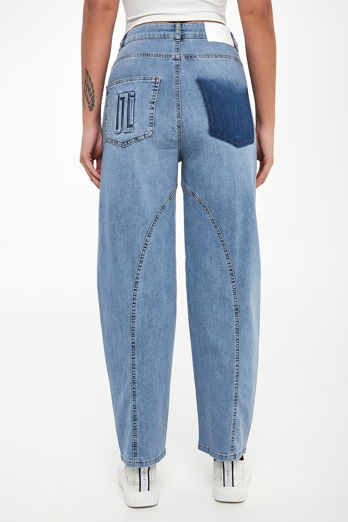 Jeansy damskie z logo SPORTALM