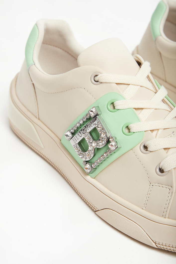 Sneakersy skórzane BLUGIRL BLUMARINE