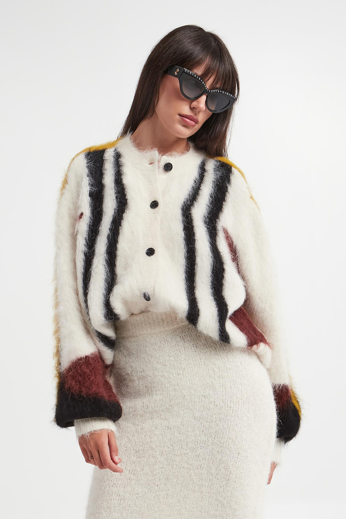 Kardigan damski wełniany GESTUZ