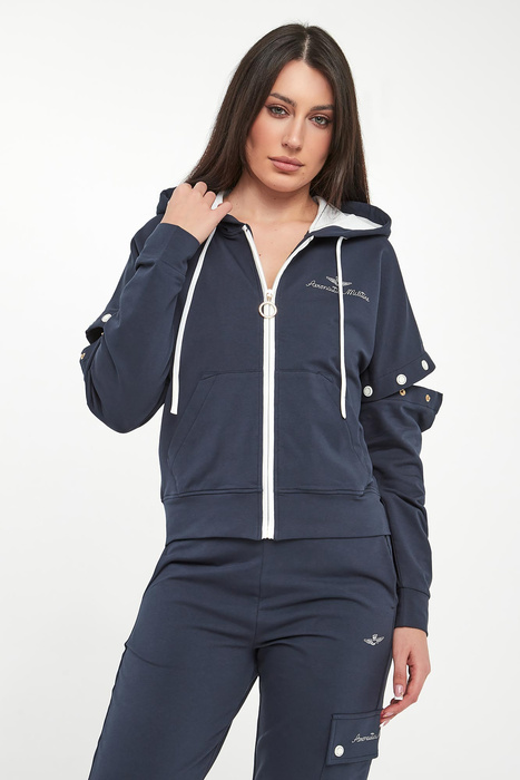 Bluza damska z odpinanymi rękawami AERONAUTICA MILITARE