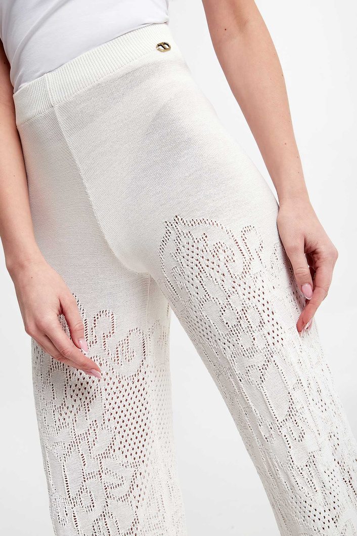 Spodnie damskie ażurowe TWINSET