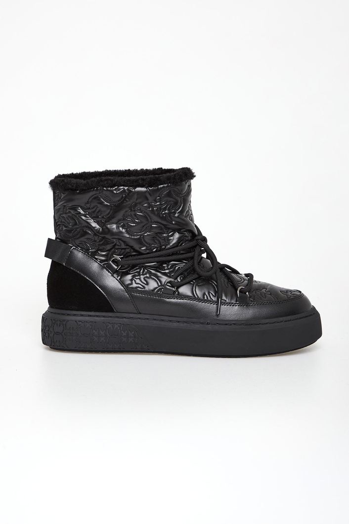 Śniegowce damskie skórzane Yoko 19 PINKO