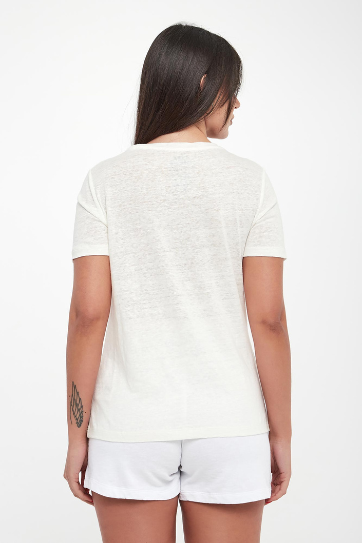 T-shirt damski lniany Lane ECOALF