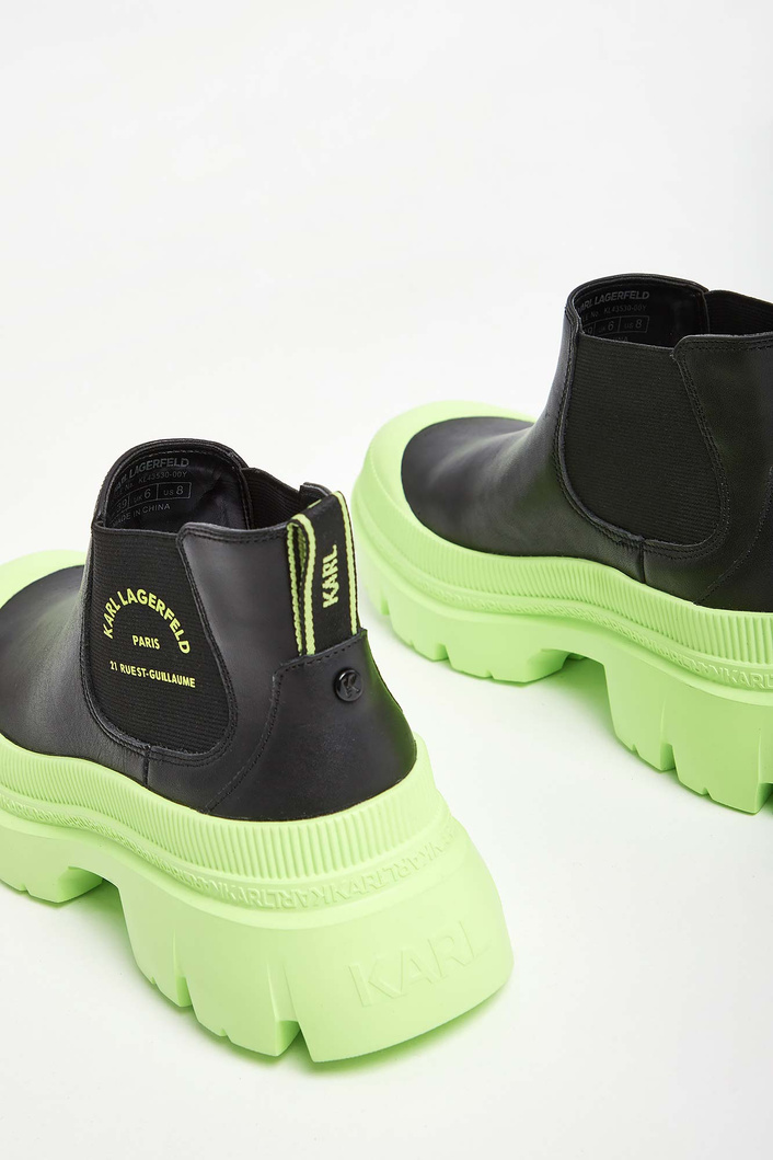 Sztyblety damskie skórzane KARL LAGERFELD