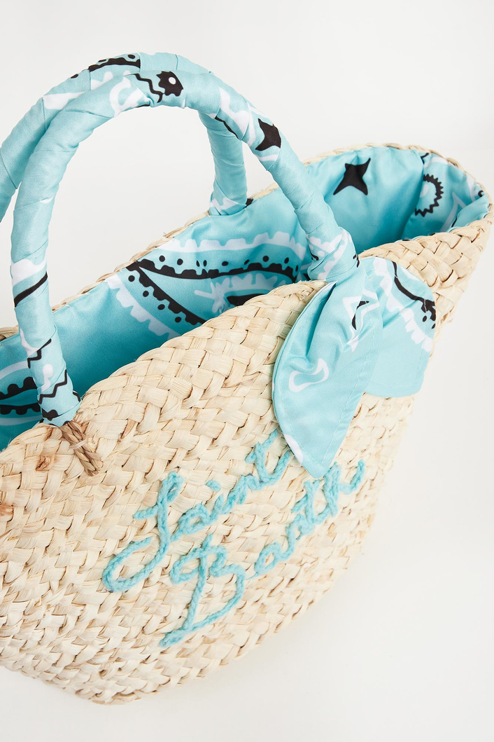 Koszyk damski naturalny Kylie MC2 SAINT BARTH