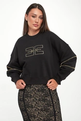 Bluza damska z zamkami ELISABETTA FRANCHI