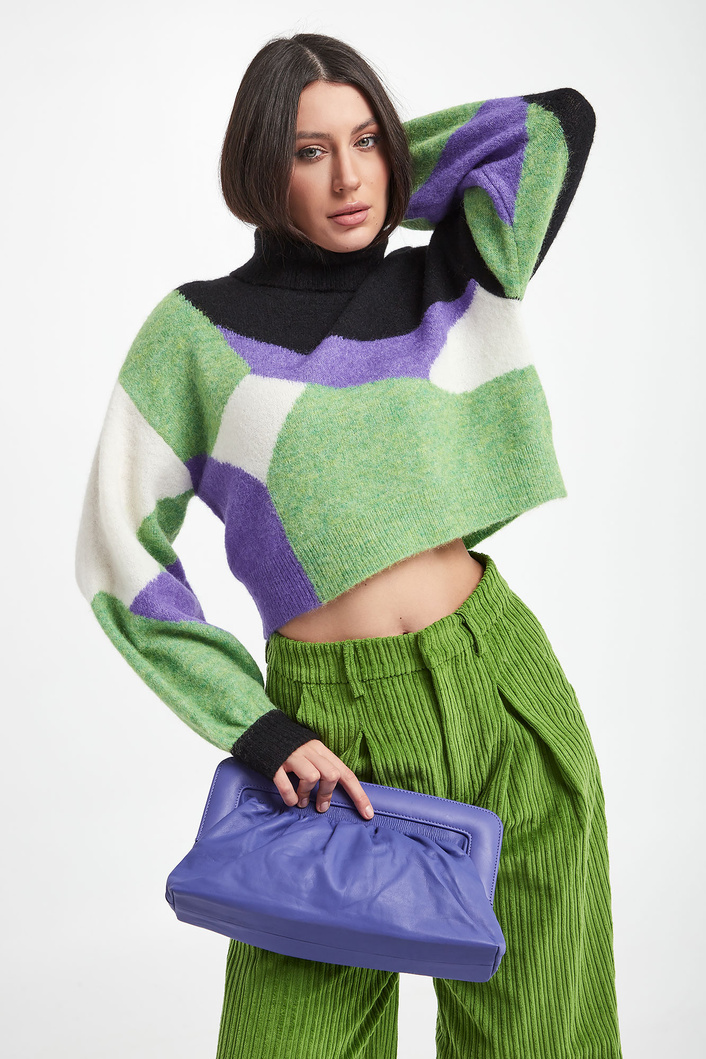 Golf damski z wełną alpaki GESTUZ