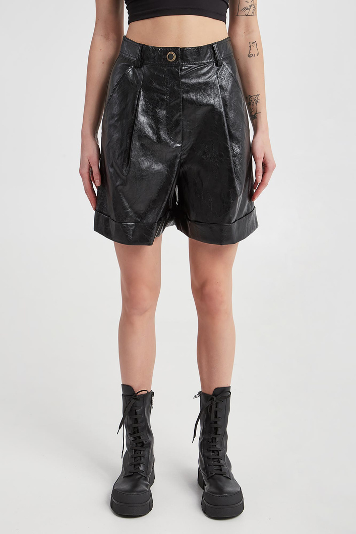 Spodenki damskie z ekoskóry Liquore MARELLA