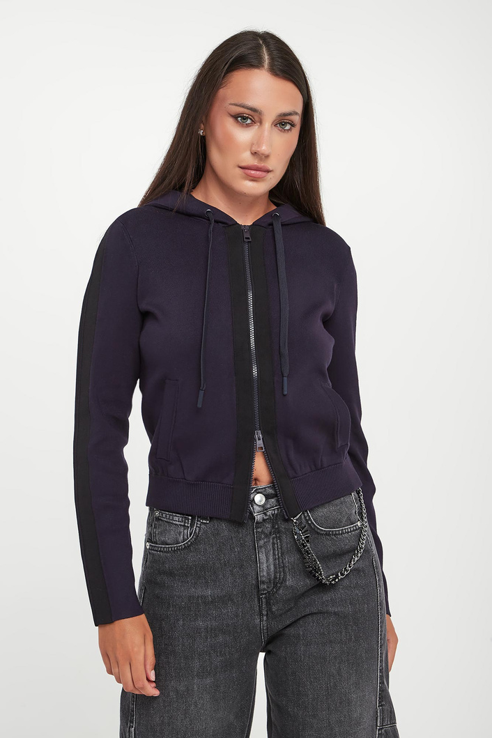 Sweter damski z kapturem ELISABETTA FRANCHI