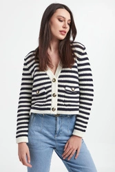 Sweter damski w paski BA&SH