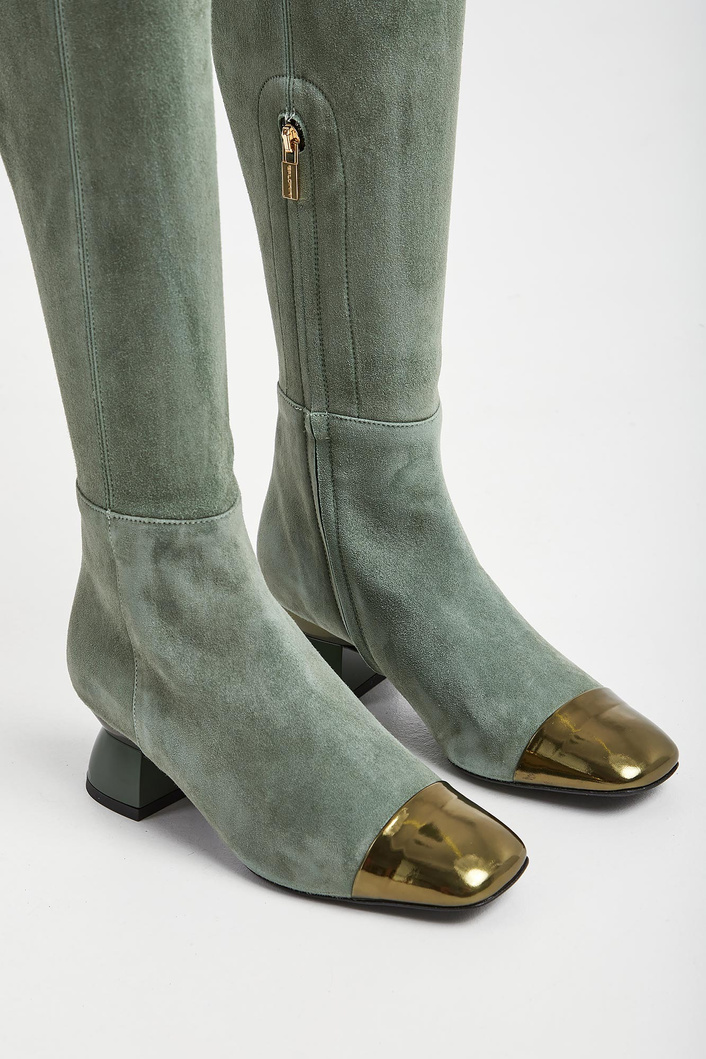 Kozaki maxi skórzane BALDININI