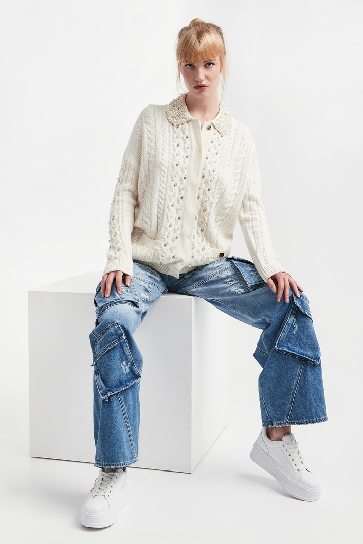 Kardigan damski wełniany ELISABETTA FRANCHI