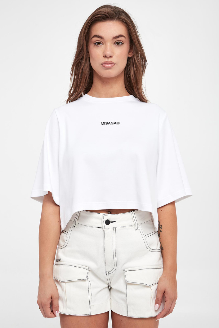 T-shirt damski Brunch Crop MISAGA