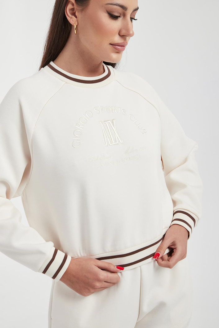 Bluza damska z logo ARMANI EXCHANGE