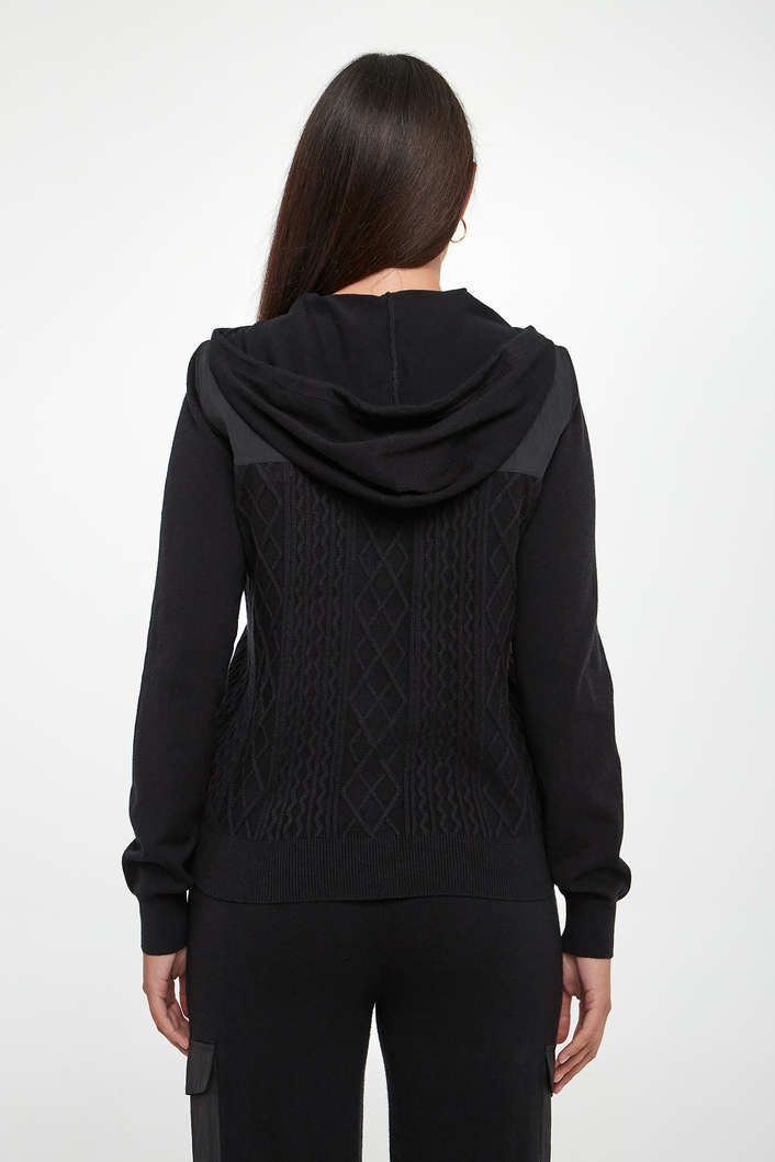 Sweter dmaski z kapturem LIU JO