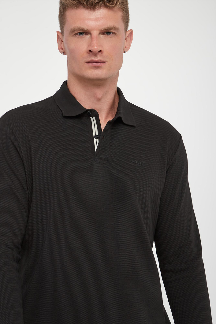 Longsleeve męski z kołnierzem polo Amare JOOP! JEANS