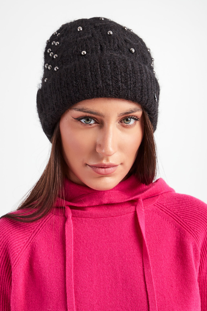 Czapka zimowa z perełkami LIU JO