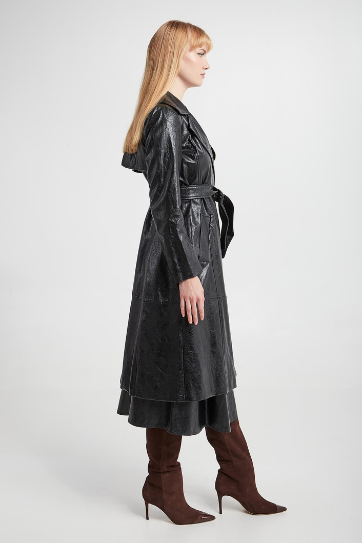 Trencz damski z ekoskóry Slam MARELLA