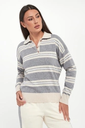 Sweter damski wełniany polo PESERICO