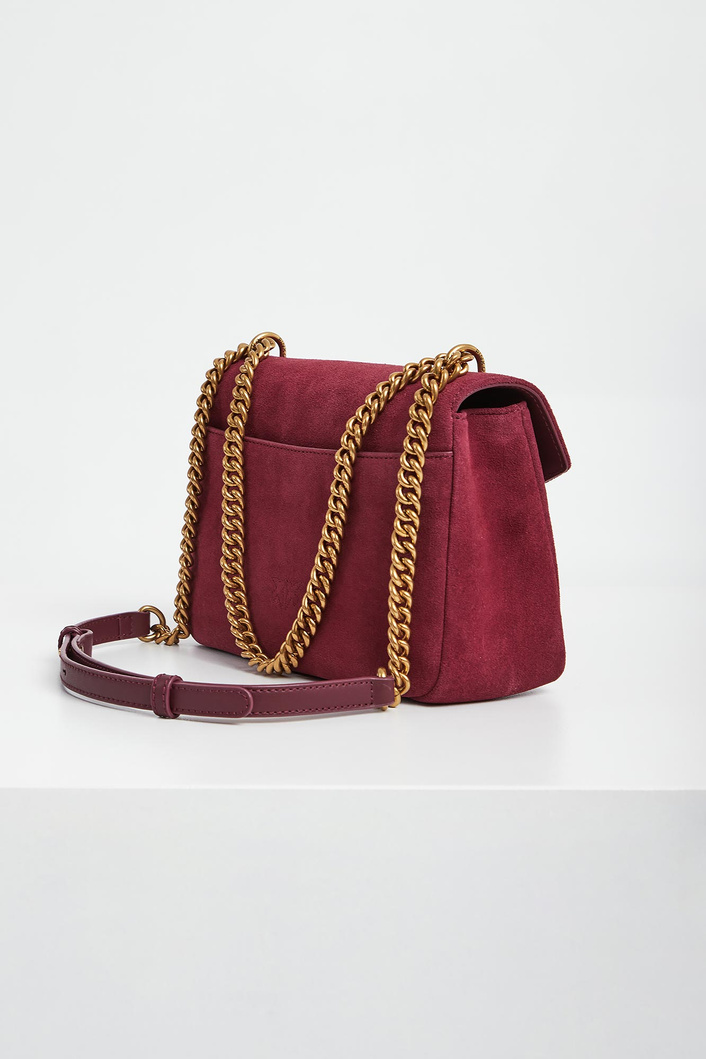 Torebka damska zamszowa Cupido Messenger Classic Suede PINKO