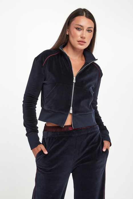 Bluza damska welurowa Majolie PINKO