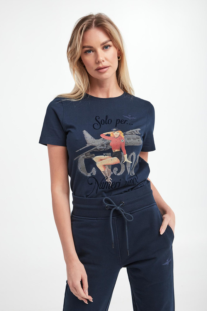 T-shirt damski AERONAUTICA MILITARE
