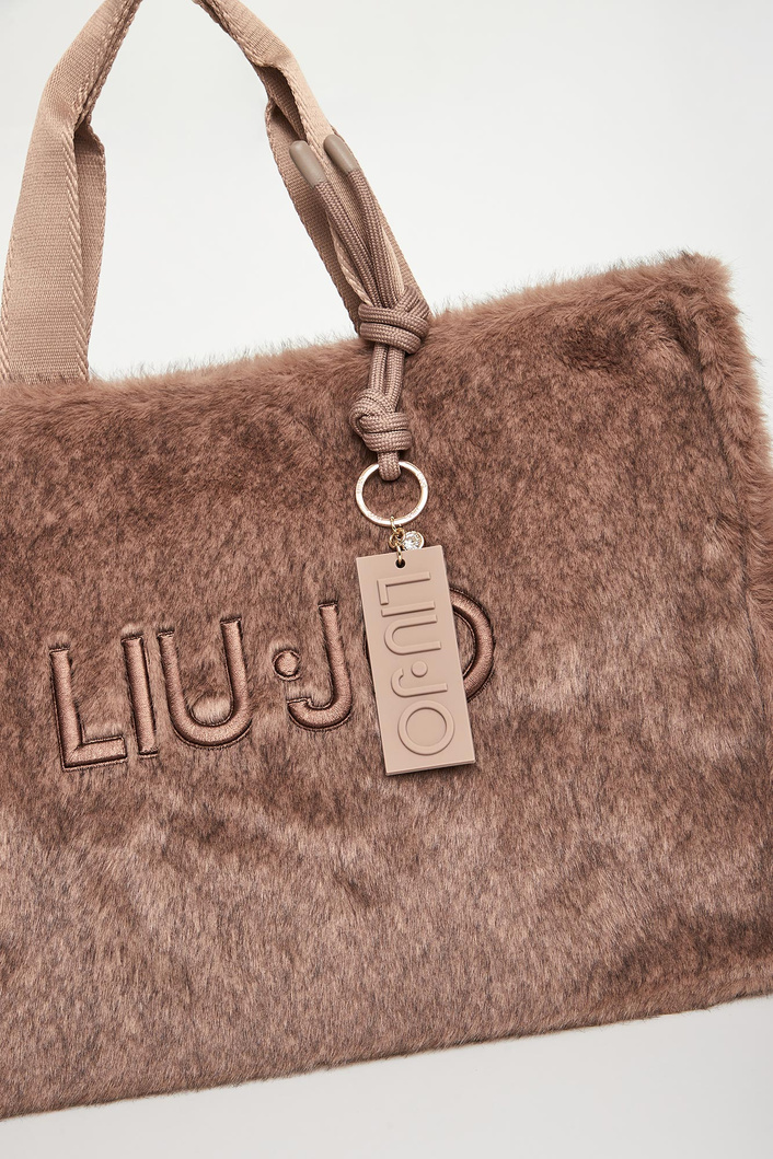 Torebka damska futrzany shopper LIU JO