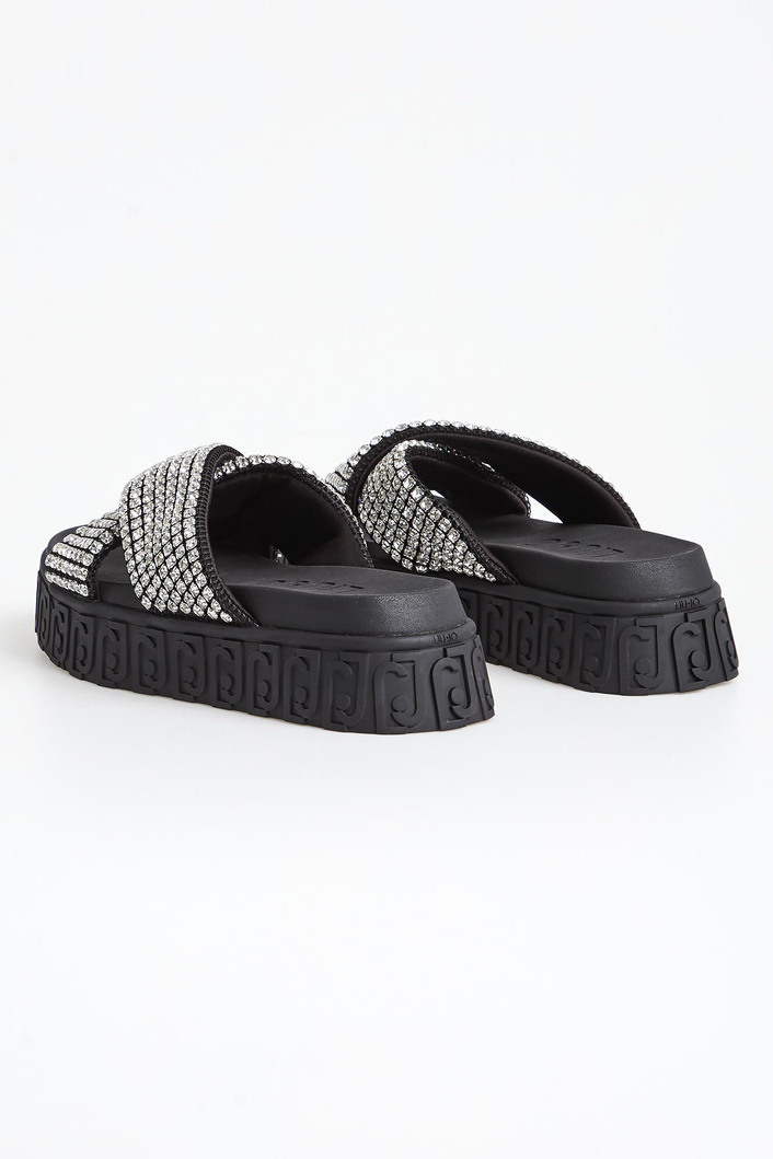 Klapki damskie na platformie LIU JO