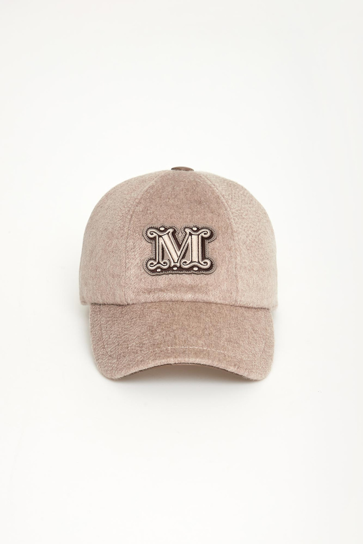 Czapka z daszkiem damska kaszmirowa Ordine MAX MARA ACCESSORI