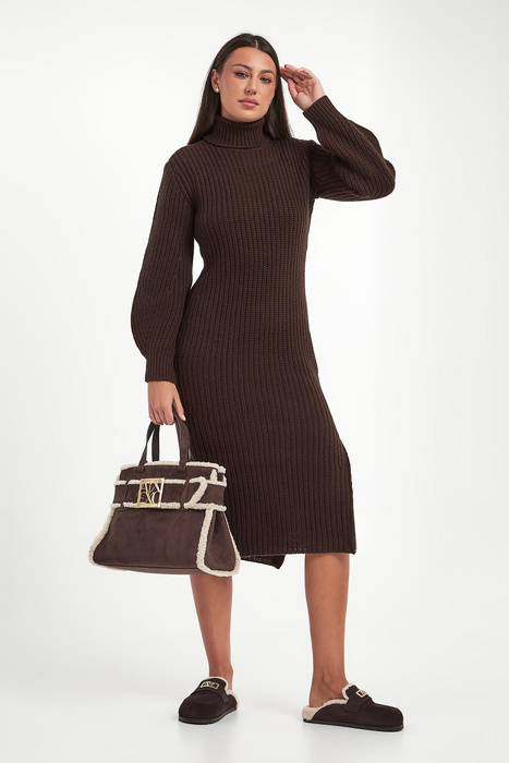 Sukienka wełniana midi ARMANI EXCHANGE
