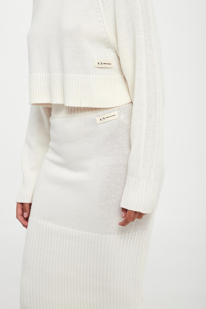 Spódnica midi wełniana ARMANI EXCHANGE