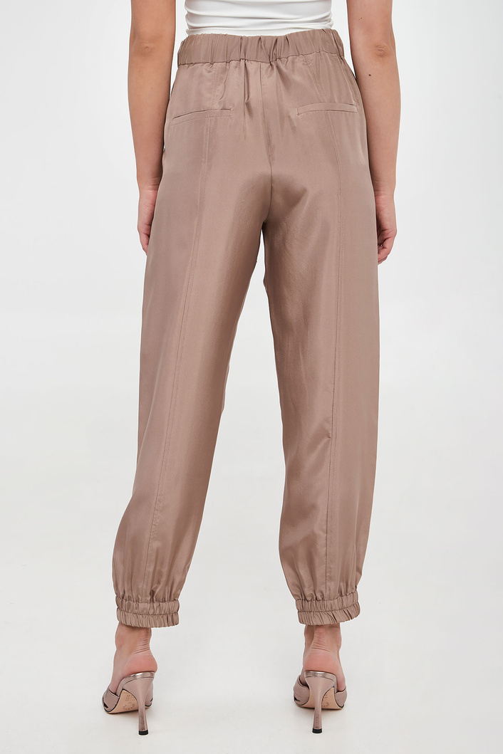 Spodnie damskie jedwabne Galoppo MARELLA MONOCHROME