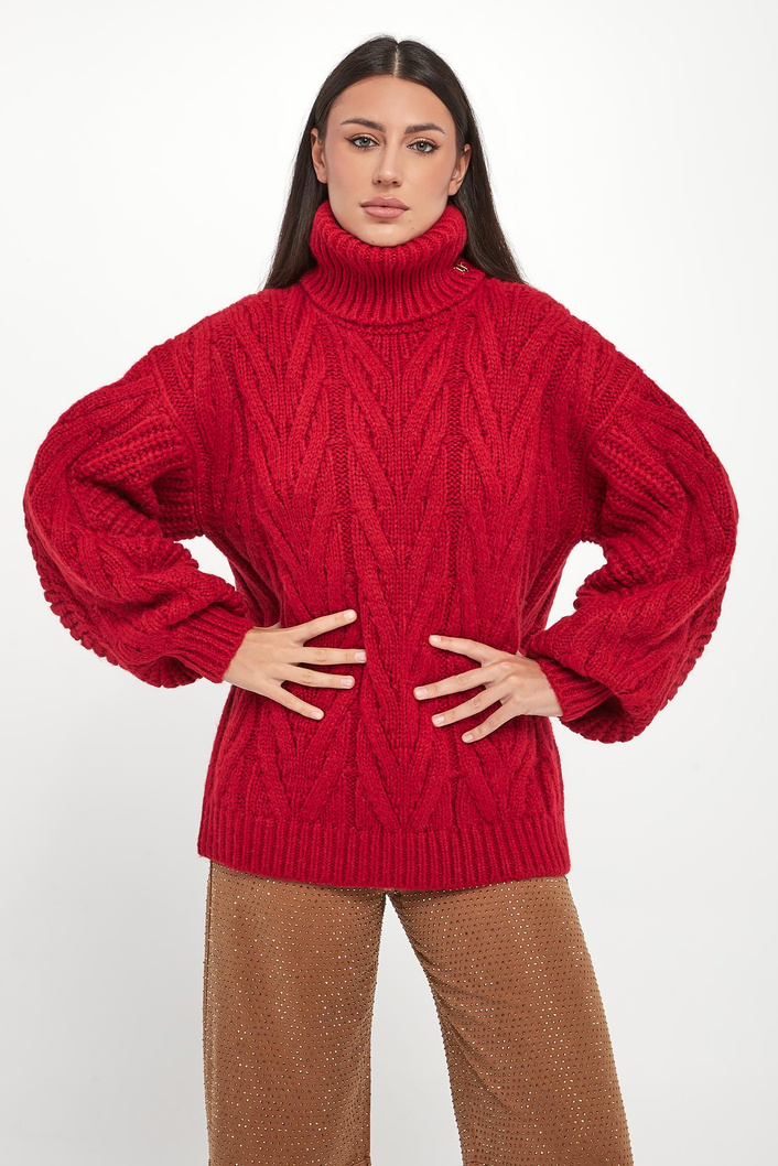 Sweter damski z golfem ELISABETTA FRANCHI