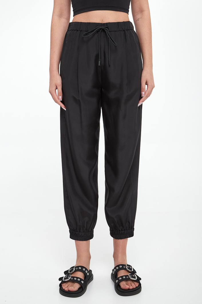 Spodnie damskie jedwabne Abetaia MARELLA MONOCHROME