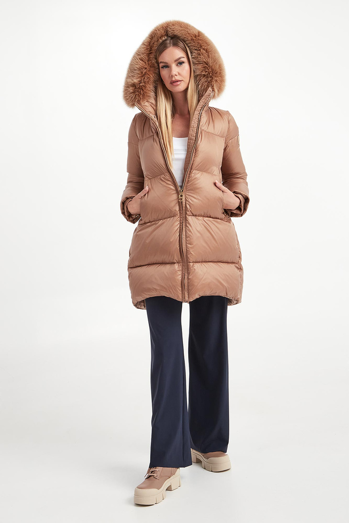 Płaszcz damski puchowy CESARE CASADEI