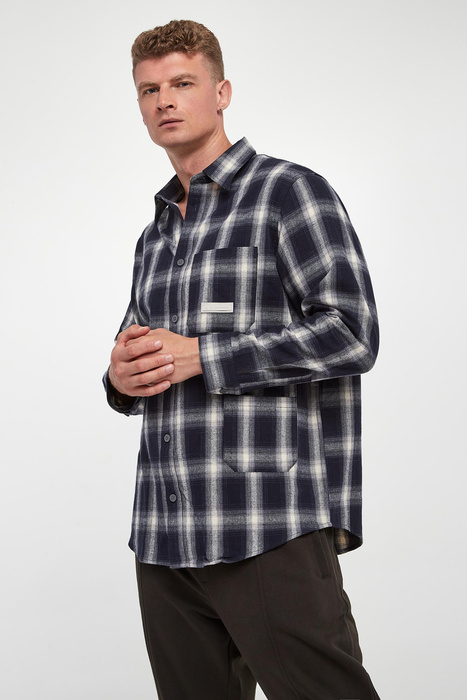 Koszula męska w kratę ARMANI EXCHANGE