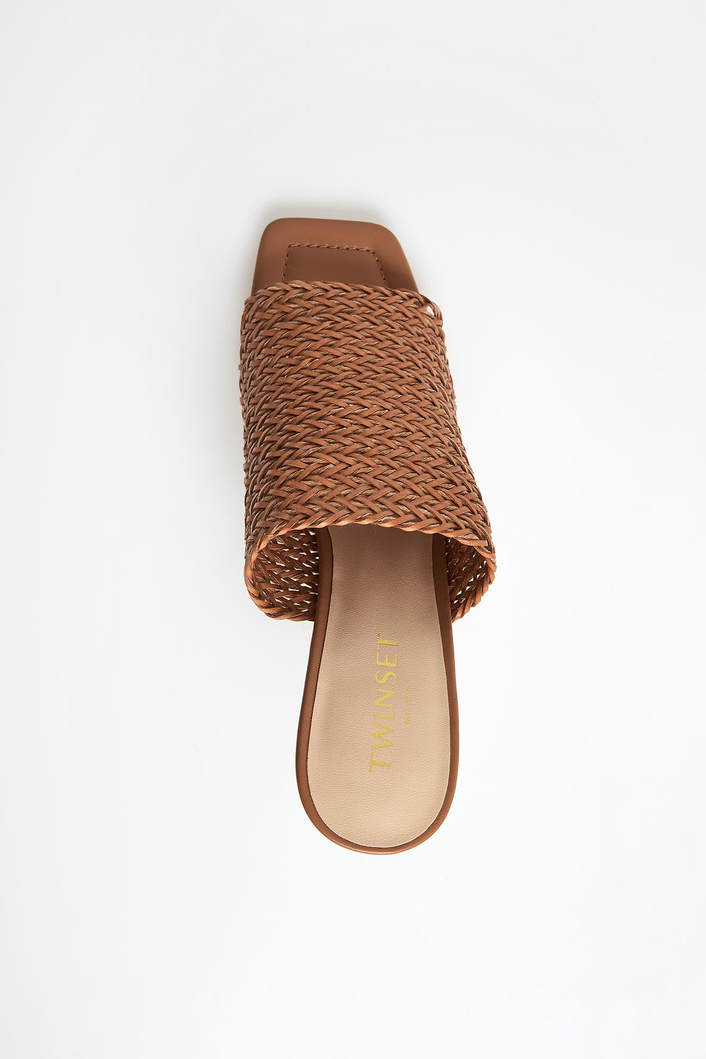 Klapki na obcasie TWINSET