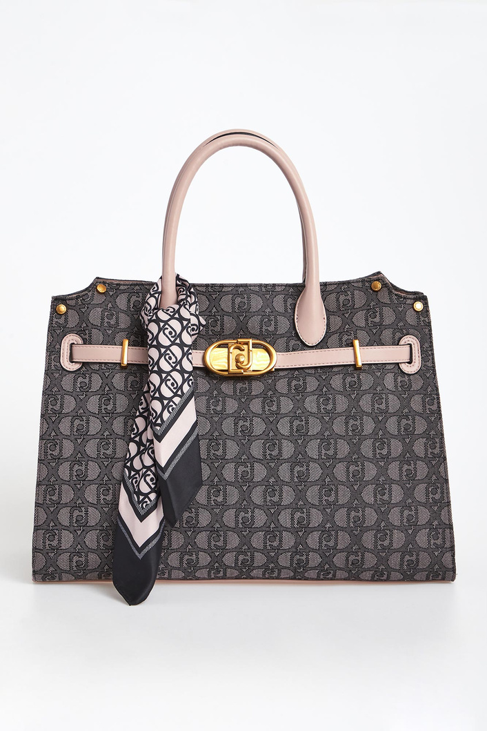 Torebka shopper żakardowa LIU JO 