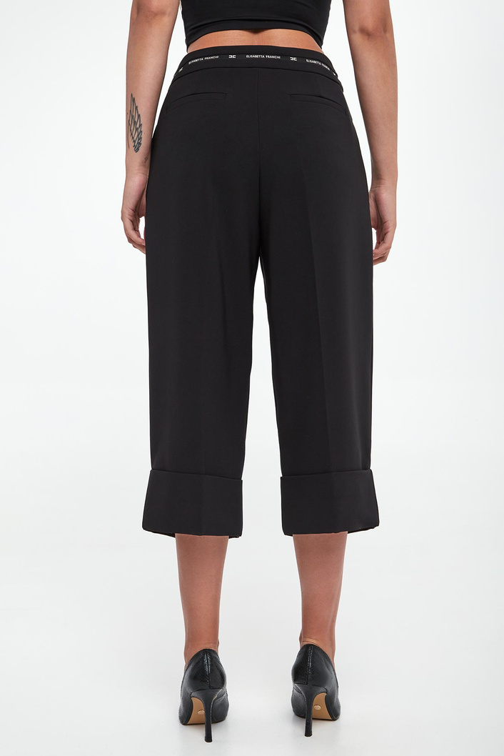 Bermudy damskie z krepy ELISABETTA FRANCHI