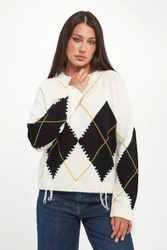 Sweter damski wełniany Berna Pull PINKO
