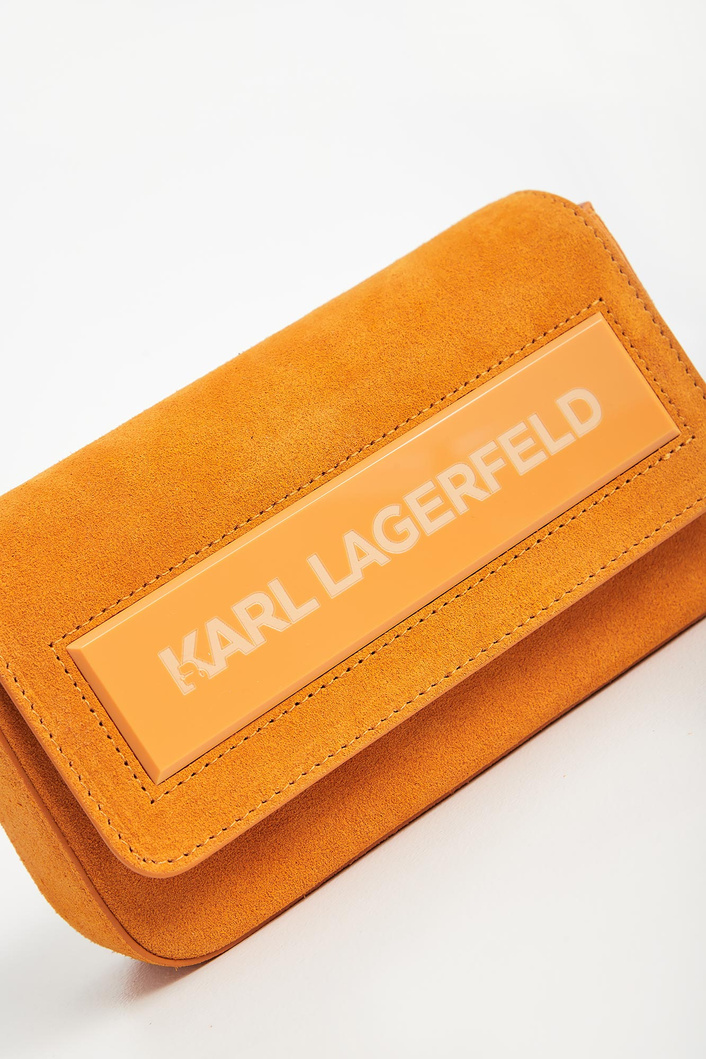 Torebka damska zamszowa KARL LAGERFELD