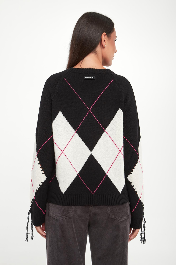 Sweter damski wełniany Berna Pull PINKO